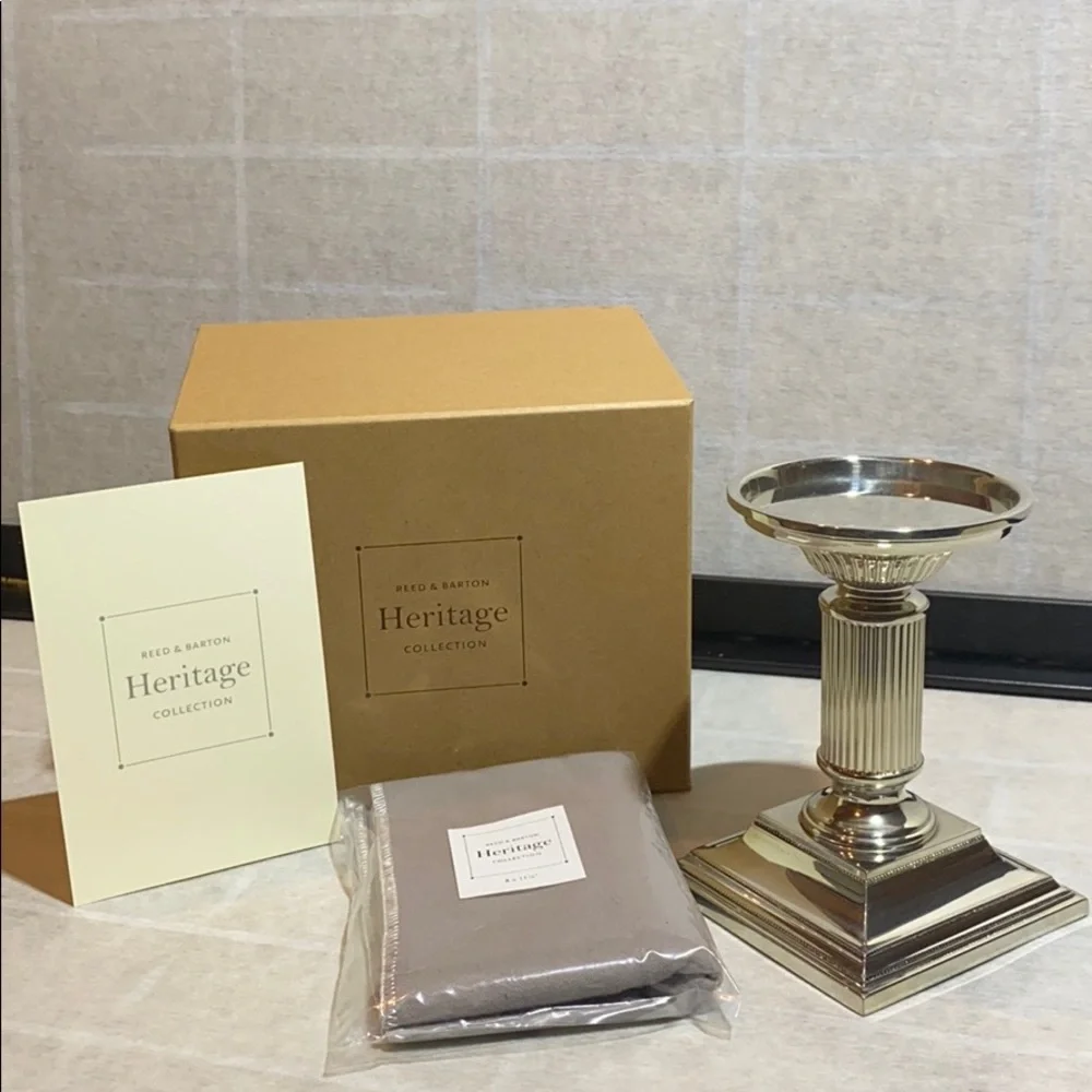 Reed & Barton Heritage Medium Pillar Holder